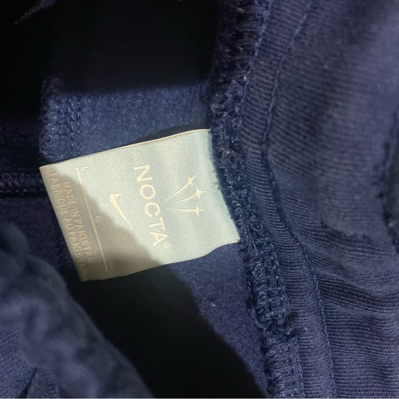 Mens Nike Nocta Sweatspants In Navy Color. Size Large - Picture 2 of 3